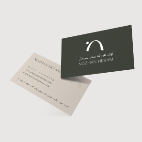 Nozhan Heram Brand Identity Design