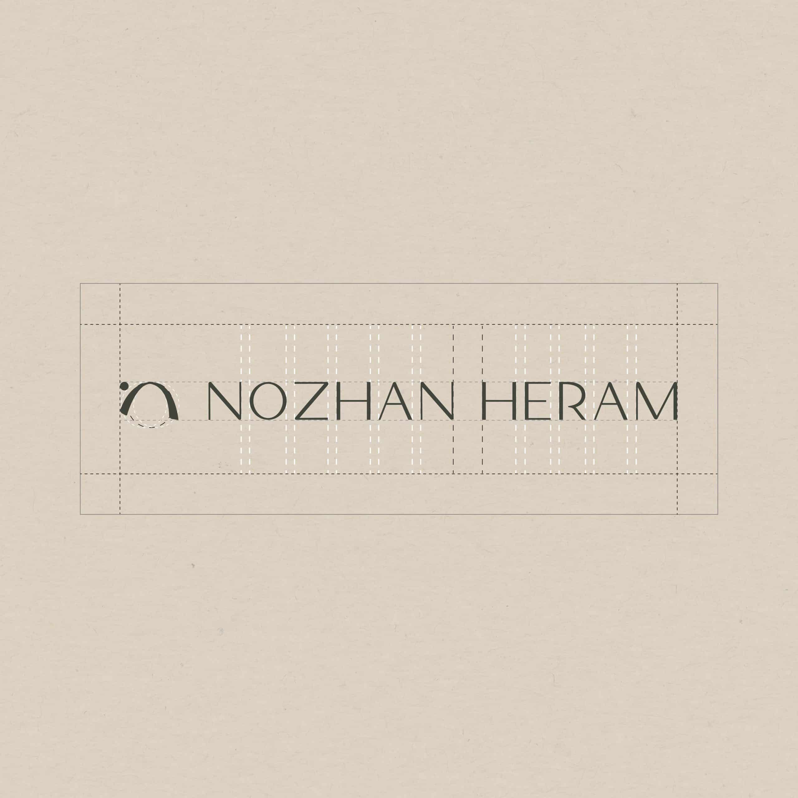 Nozhan Heram Brand Identity Design